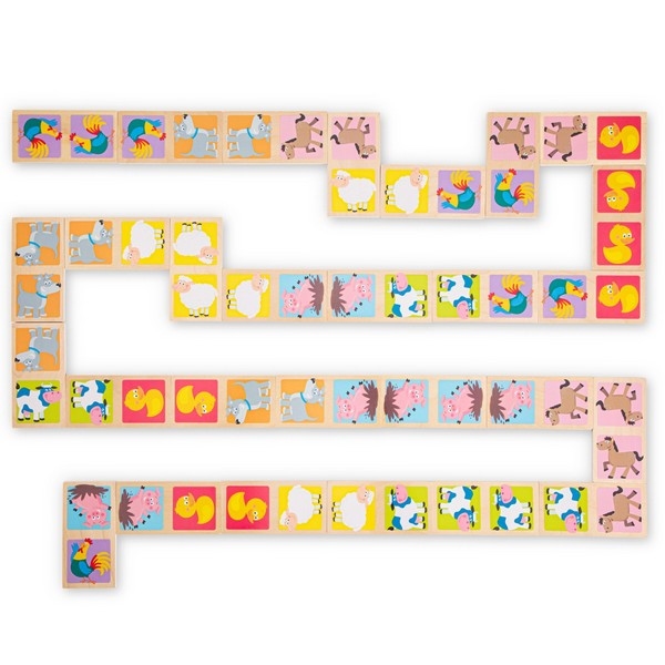 Domino - Dieren - New Classic Toys, nog 1x