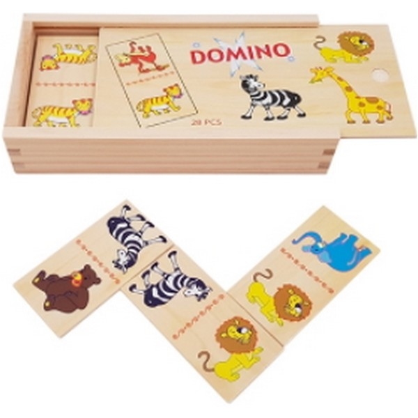 Domino wilde dieren 28-delig - Playwood