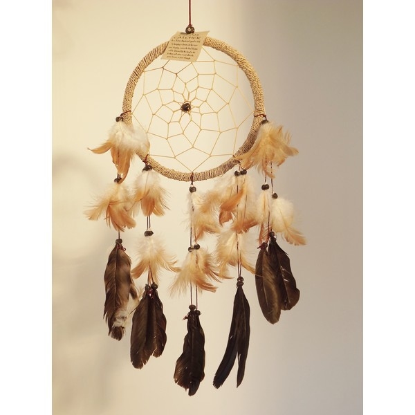 Dreamcatcher / Dromenvanger 16 cm Touw