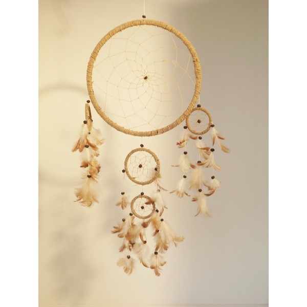 Dreamcatcher / Dromenvanger 25 cm Touw
