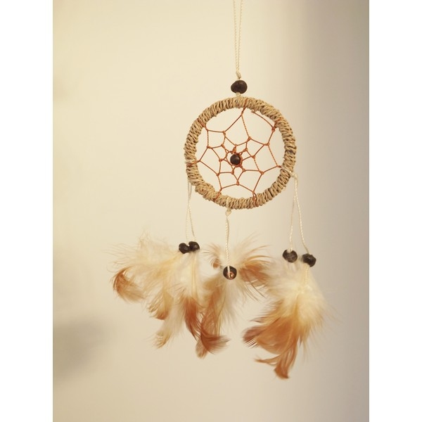 Dreamcatcher / Dromenvanger 6 cm Touw, uitverkocht
