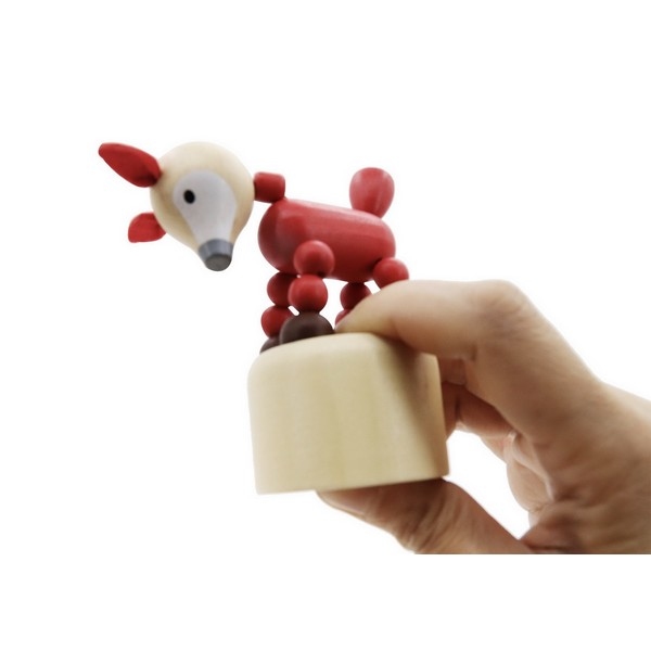 Drukpop Jungle dieren; 6 assortie in Display box (23465)