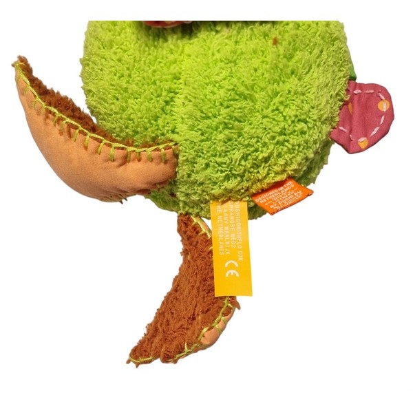 Dushi Knuffel Eend groen/roze, aanbieding