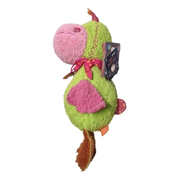 Dushi Knuffel Eend groen/roze, aanbieding