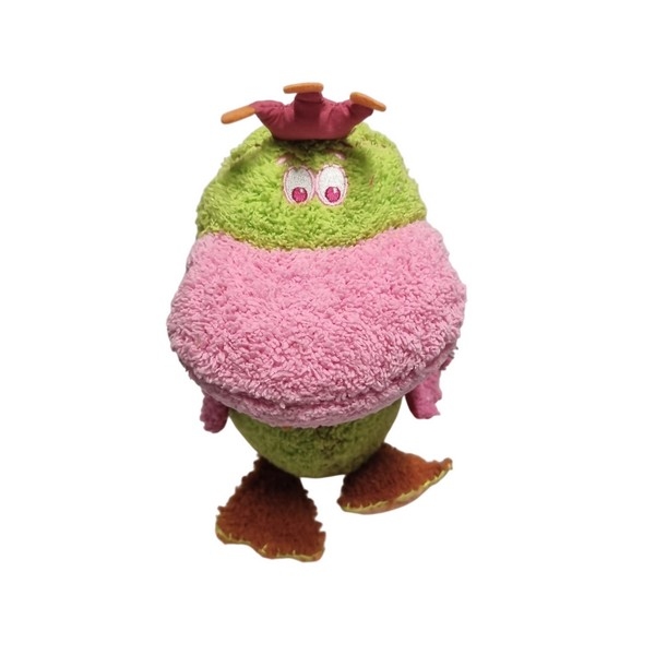 Dushi Knuffel Eend groen/roze, aanbieding