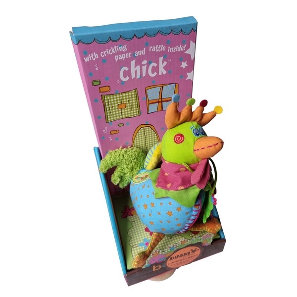 Dushi Rammelaar/Knuffel Chick de Kip, aanbieding