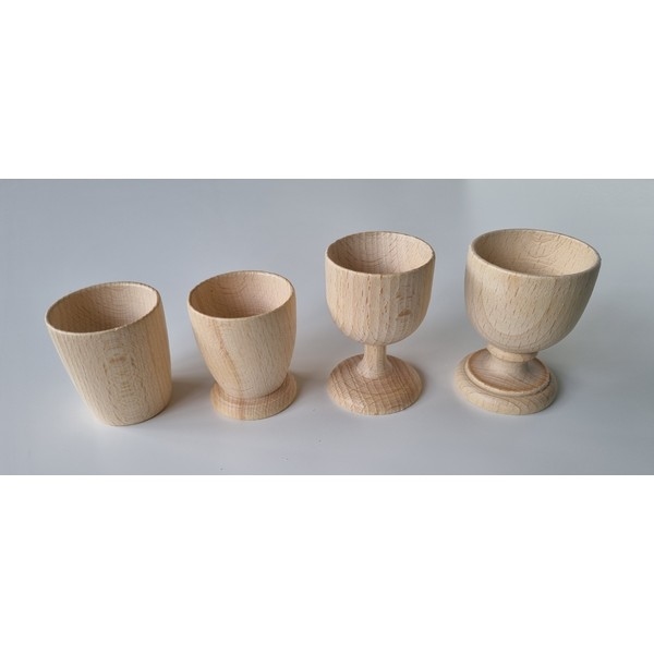 Eierdopje / Beker "Romeins" groot 49mm Ø x70 mm hoog