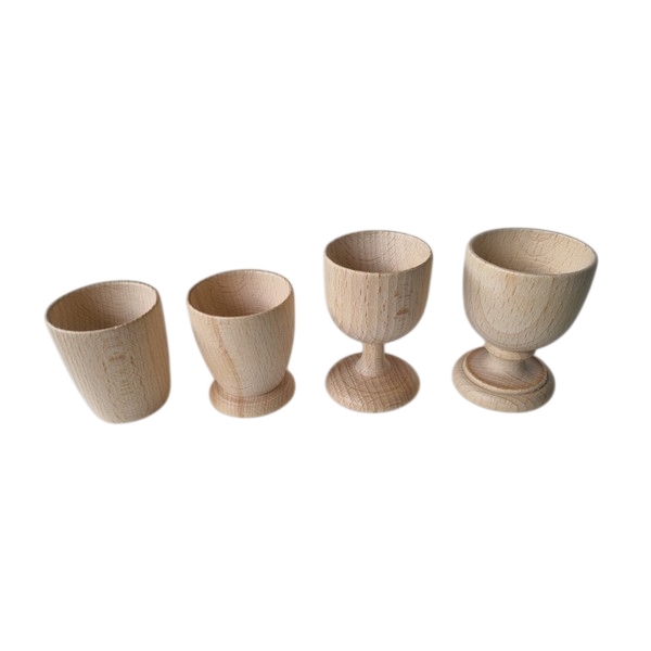 Eierdopje / Beker glat met voet 44mm Ø x 50mm
