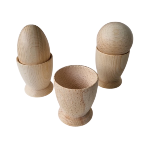 Eierdopje / Beker glat met voet 44mm Ø x 50mm