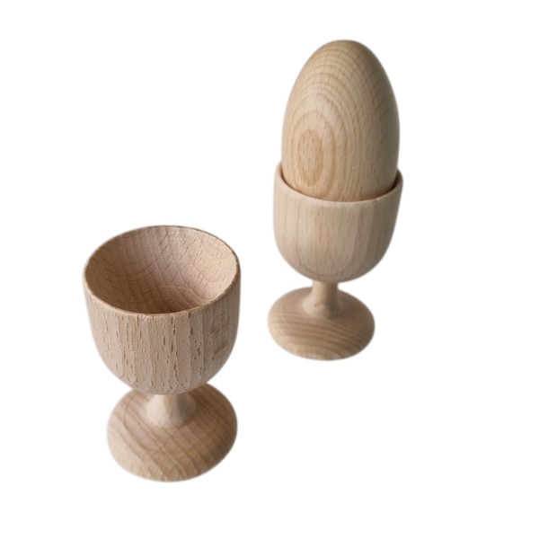 Eierdopje / Beker glat met voet 44mm Ø x 50mm