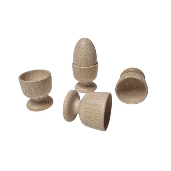 Eierdopje / Beker glat met voet 44mm Ø x 50mm