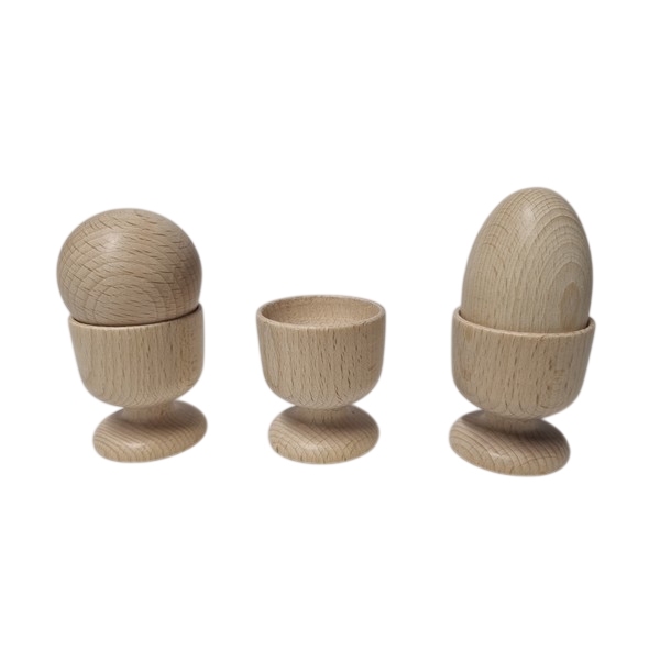 Eierdopje / Beker glat met voet 44mm Ø x 50mm