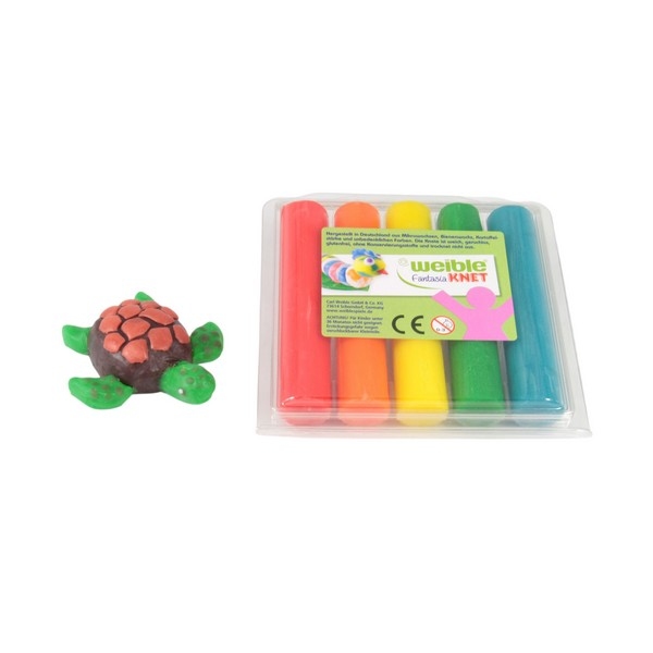 Fantasia Kneedwas Rol 5 kleuren tot. 200g, Verp. gerecycled PET