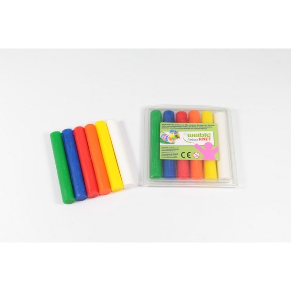 Fantasia Kneedwas Rol 6 kleuren tot. 150g, Verp. gerecycled PET