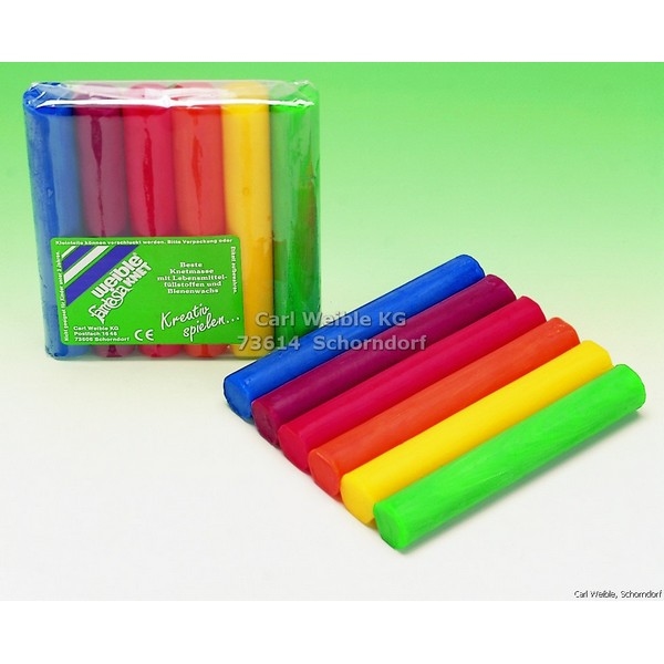 Fantasia Kneedwas Rol 6 kleuren totaal 150 gram, UITVERKOCHT