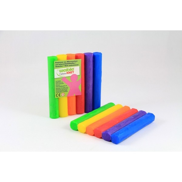Fantasia Kneedwas Rol 6 kleuren totaal 150 gram