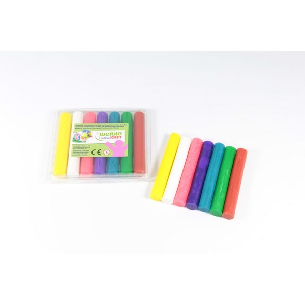 Fantasia Kneedwas Rol 7 kleuren tot. 175g, Verp. gerecycled PET
