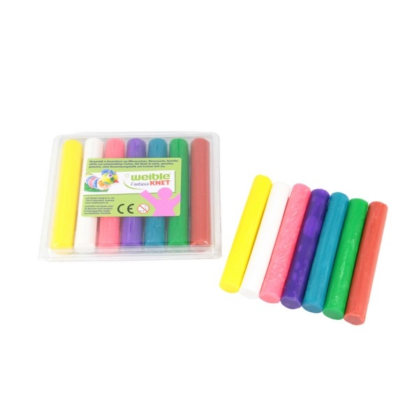 Fantasia Kneedwas Rol 7 kleuren tot. 175g, Verp. gerecycled PET