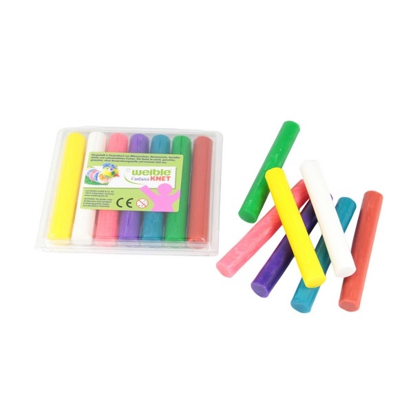 Fantasia Kneedwas Rol 7 kleuren tot. 175g, Verp. gerecycled PET
