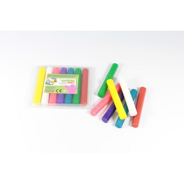 Fantasia Kneedwas Rol 7 kleuren tot. 175g, Verp. gerecycled PET