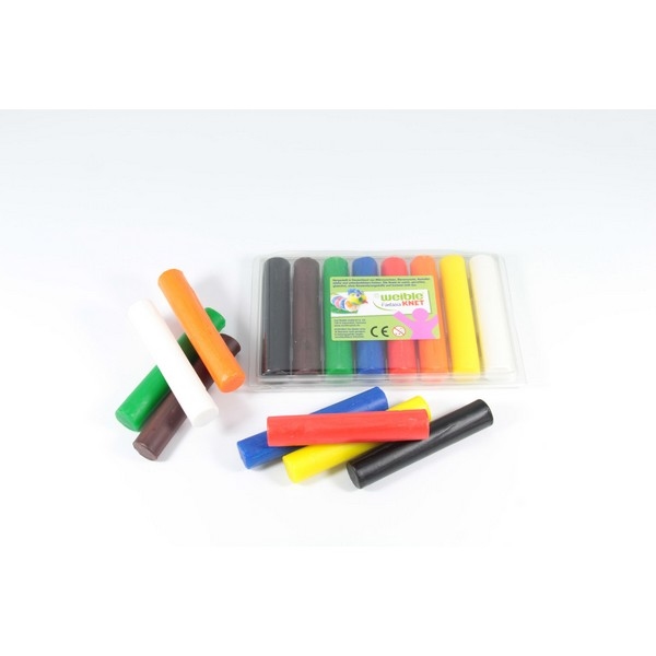 Fantasia Kneedwas Rol 8 kleuren tot. 320g, Verp. gerecycled PET