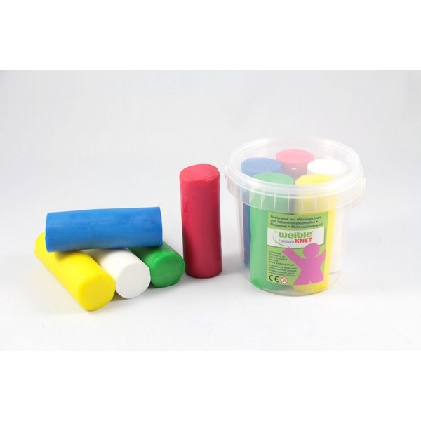 Fantasie Kneedwas Emmer Klein, 5 rollen, totaal 400 gram