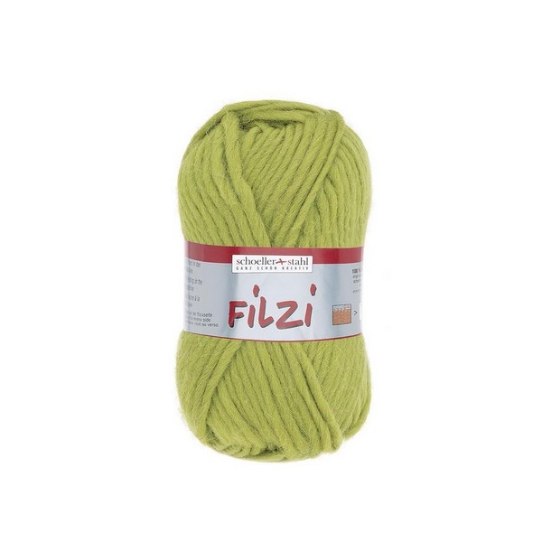 Filzi 100% viltwol 50 gram / bol kleur 013 lime (nog 5x)