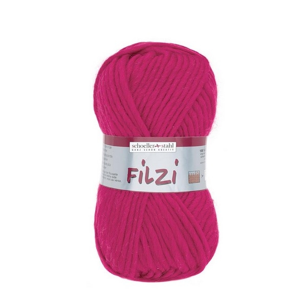Filzi 100% viltwol 50 gram / bol kleur 024 fuchsia (nog 1x)