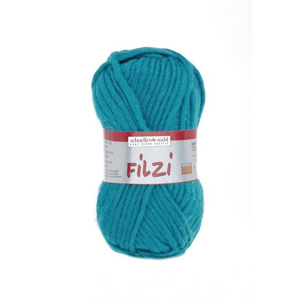 Filzi 100% viltwol 50 gram / bol kleur 032 turquoise (nog 2x)