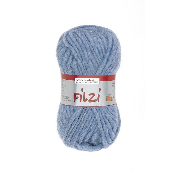 Filzi 100% viltwol 50 gram / bol kleur 038 jeans blauw (nog 7x)