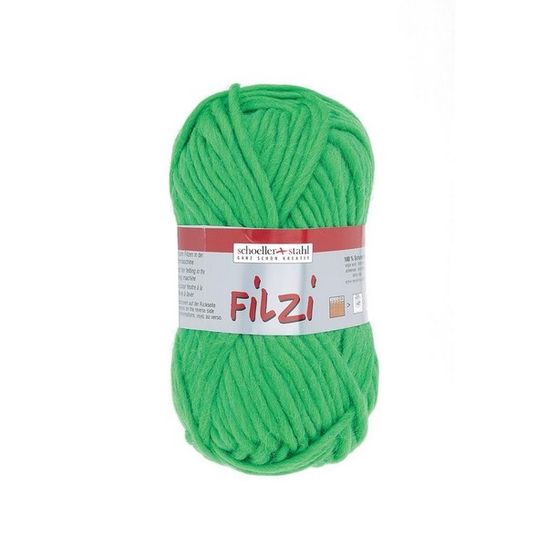 Filzi 100% viltwol 50 gram / bol kleur 044 licht groen (nog 5x)