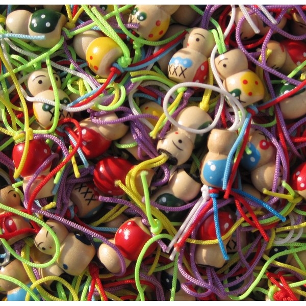 Gelukspoppetjes 1,5 cm 100 stuks (14115), uitverkocht