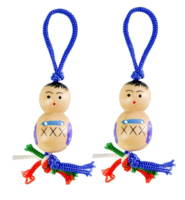 Gelukspoppetjes 4,0x2,5 cm 40 stuks (14012) uitverkocht