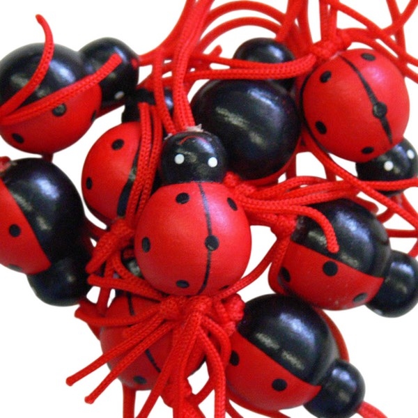 Gelukspoppetjes Lieveheerbeest 2cm 100 stuks (14007)