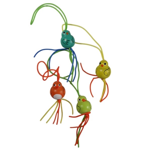 Gelukspoppetjes Vogel 4 assorti  -  100 stuks  (14038)