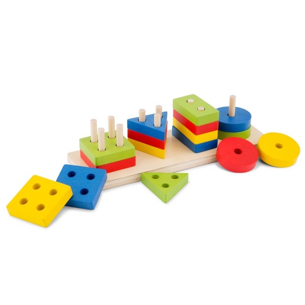 Geometrische vormen puzzel - New Classic Toys