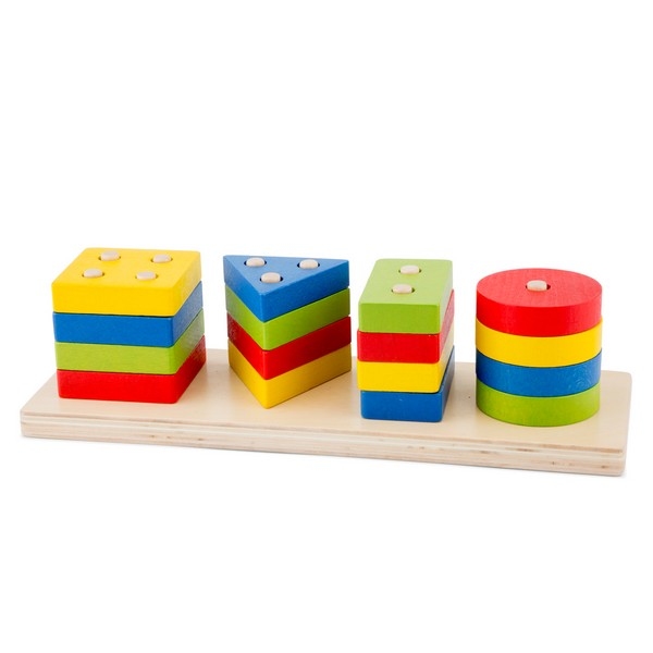 Geometrische vormen puzzel - New Classic Toys