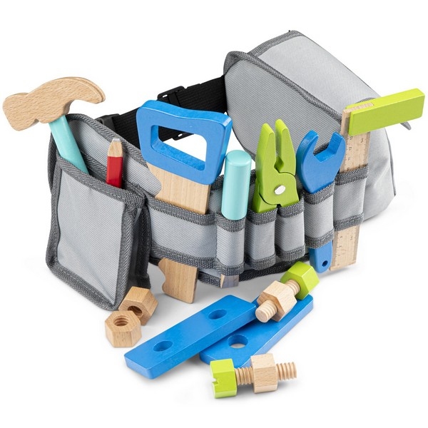 Gereedschapsriem Blauw - 100% fsc - New Classic Toys (2x)