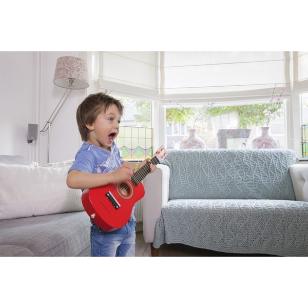 Gitaar - Rood - Woet
