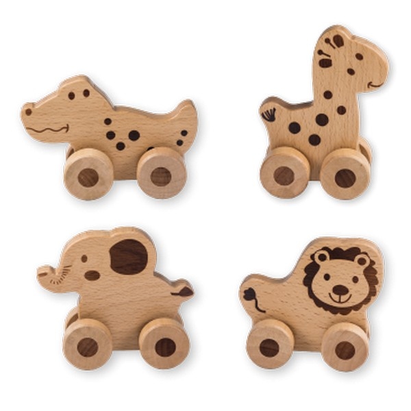 Grijpauto Rollende dieren Naturel - Jouéco (nog 12x)