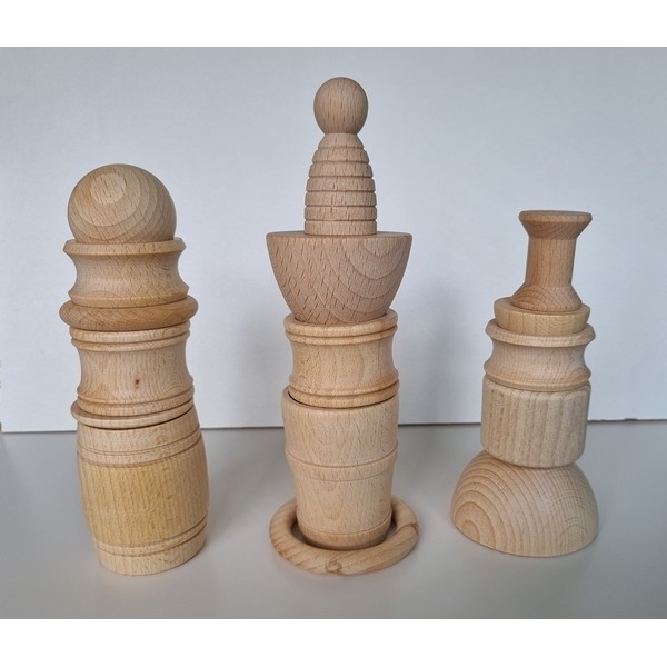 Halve kraal 40mm Ø x 21mm hoog - zakje 10 stuks