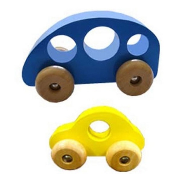 Handauto, Grijpauto set, blauw/geel, prijs voor set !
