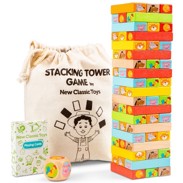 Houten Blokken Toren - New Classic Toys
