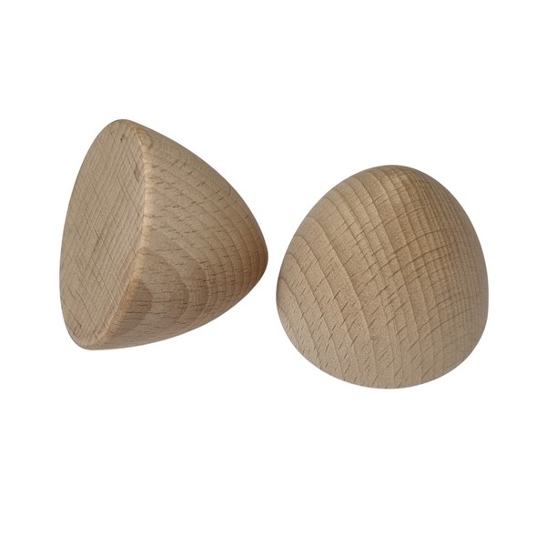 Houten Kegel - Cone 60 x 50 mm, nog 67 x !!