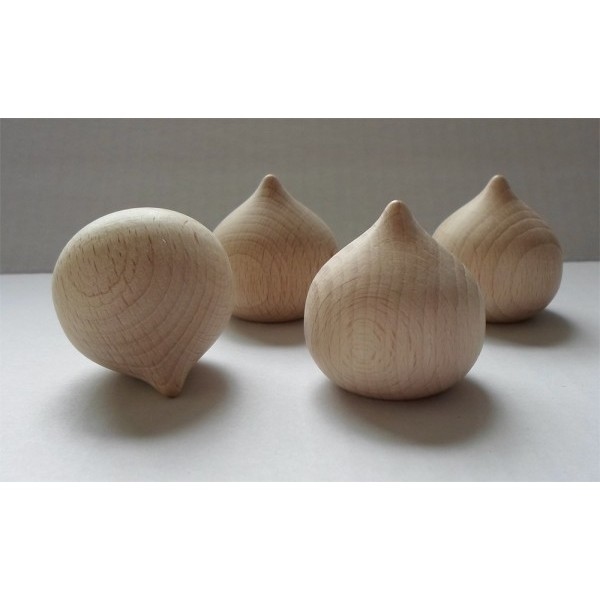 Houten Kegel - Ui-vormig 40x40 mm- beukenhout onbehandeld