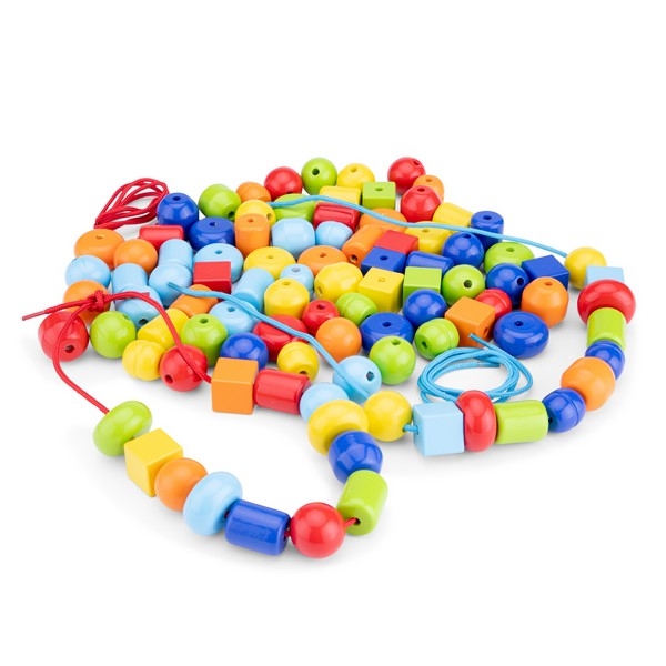 Houten Kralen - 96 stuks - New Classic Toys
