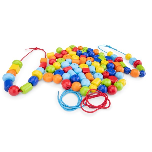 Houten Kralen - 96 stuks - New Classic Toys