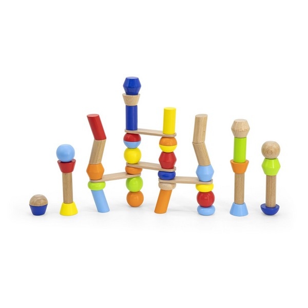 Houten Toren Bouwspel - Viga Toys