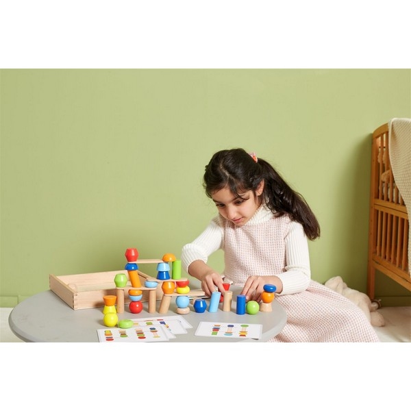Houten Toren Bouwspel - Viga Toys
