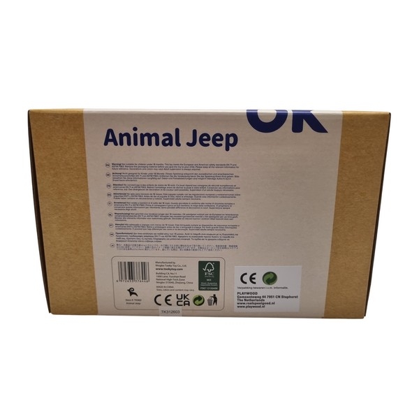 Jeep Vormenauto TK960 - TookyToy